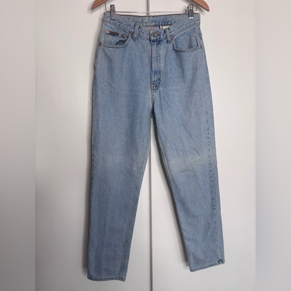 Vintage 90s Calvin Klein High Rise Straight Leg Jeans